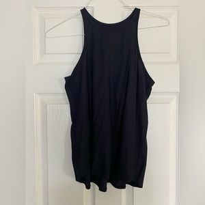 Pleat And Repeat Tank Top Xs midnight